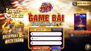 Hướng dẫn đăng ký/ đăng nhập tài khoản tại game bài RikVIP